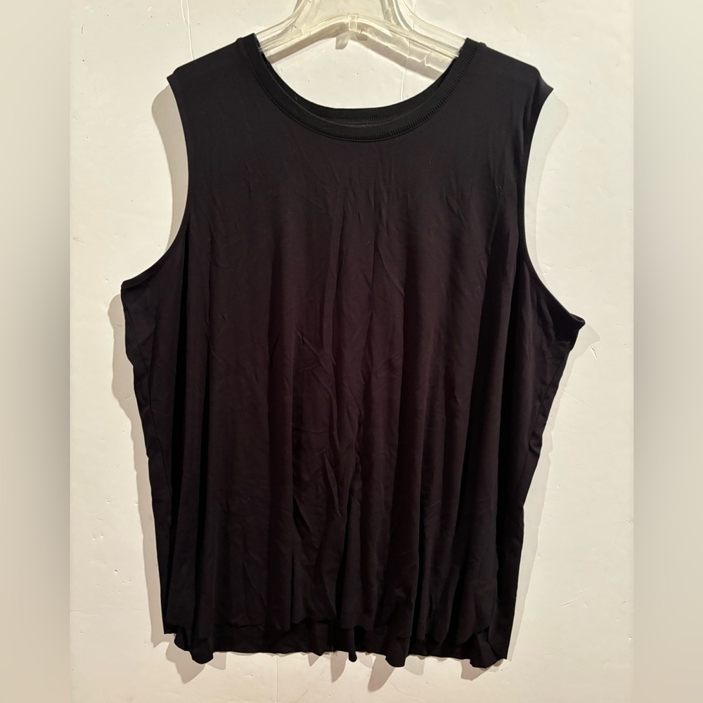 SPANX Sz 3X Classic Black Sleeveless Top